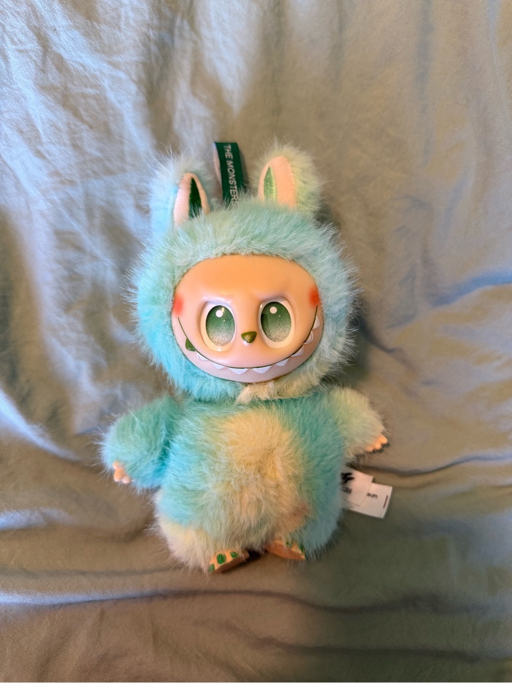 Labubu Mint Green Furry Monster Plush